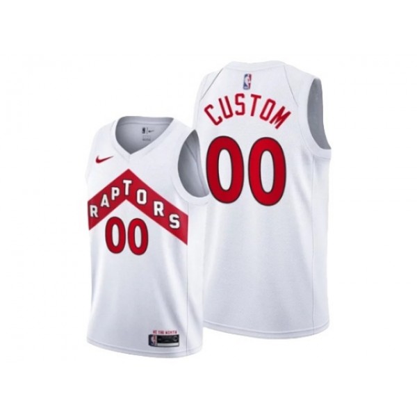 Toronto Raptors #00 White Swingman Custom Jersey