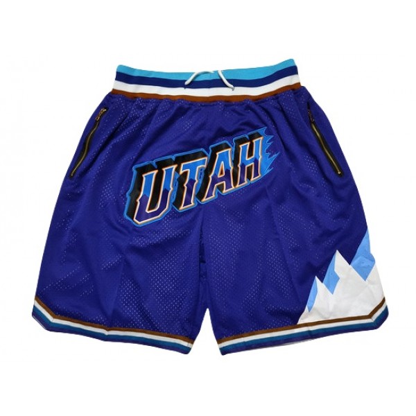 Utah Jazz Just Don "Utah" Purple Basketball Shorts