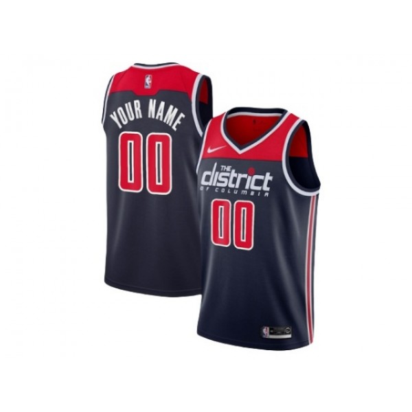 Washington Wizards #00 Navy Swingman Custom Jersey