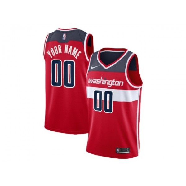 Washington Wizards #00 Red Swingman Custom Jersey