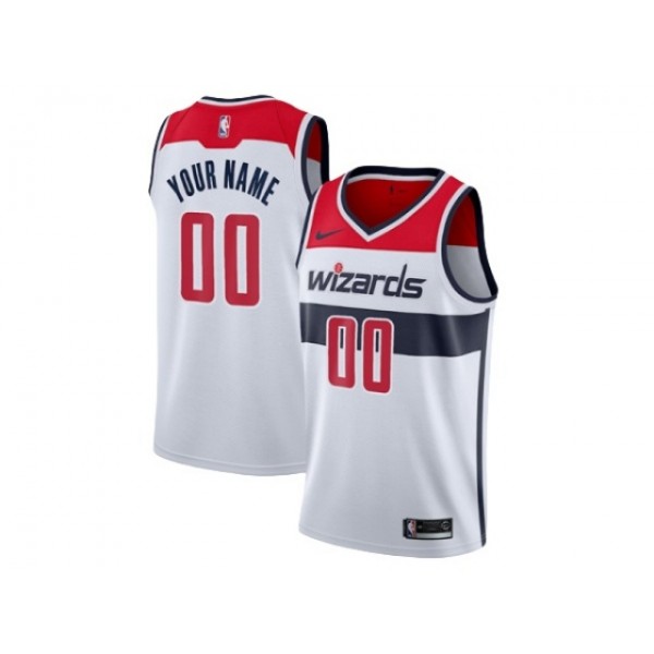 Washington Wizards #00 White Swingman Custom Jersey