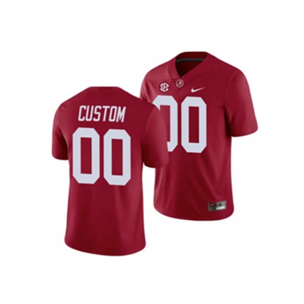 NCAA Alabama Crimson Tide #00 Red Football Custom Jersey