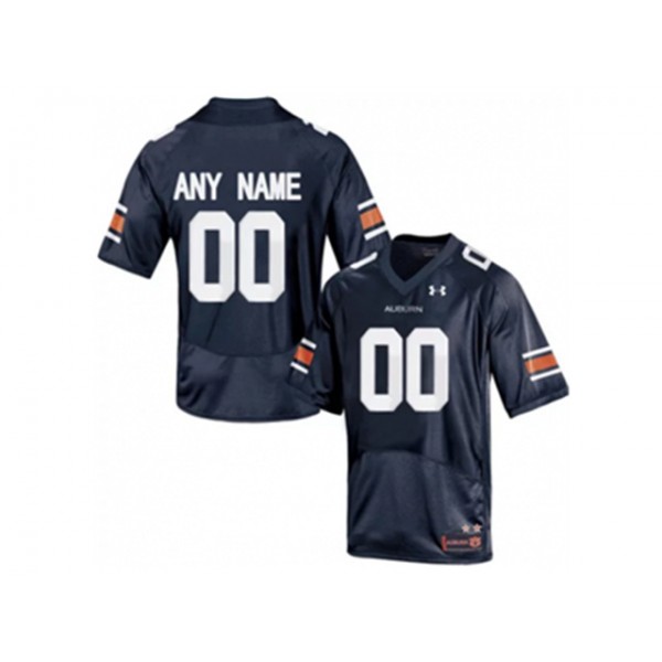 NCAA Auburn Tigers #00 Navy College Football Custom Jersey