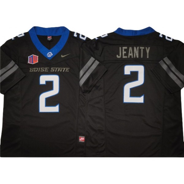 Boise State Broncos #2 Ashton Jeanty Black College Football F.U.S.E. Limited Jersey