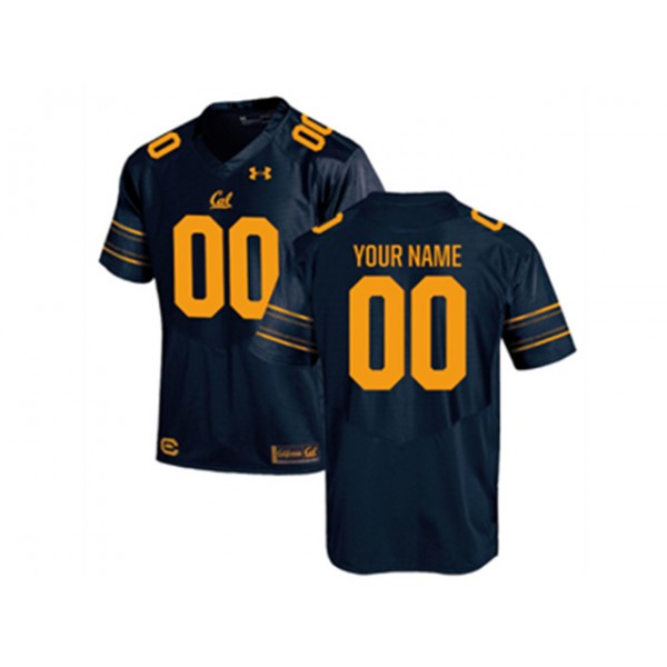 NCAA California Golden Bears #00 Navy College Football Custom Jersey