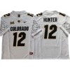 Colorado Buffaloes #12 Travis Hunter White Black College Football F.U.S.E. Limited Jersey