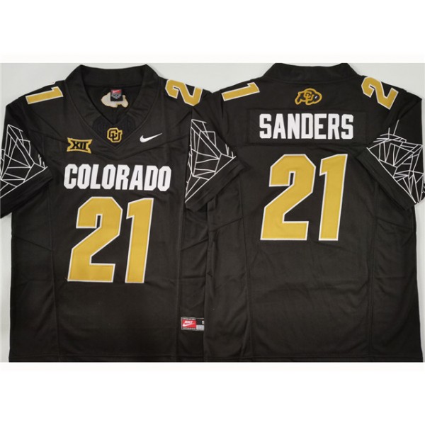 Colorado Buffaloes #21 Deion Sanders Black College Football F.U.S.E. Limited Jersey