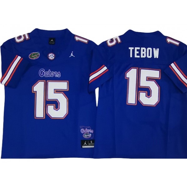 Florida Gators #15 Tim Tebow Blue College Football F.U.S.E. Limited Jersey