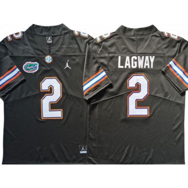 NCAA Florida Gators #2 DJ Lagway Black College Football Jersey