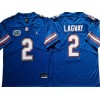 NCAA Florida Gators #2 DJ Lagway Blue College Football Jersey