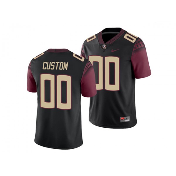 Florida State Seminoles #00 Black College Football Custom Jersey