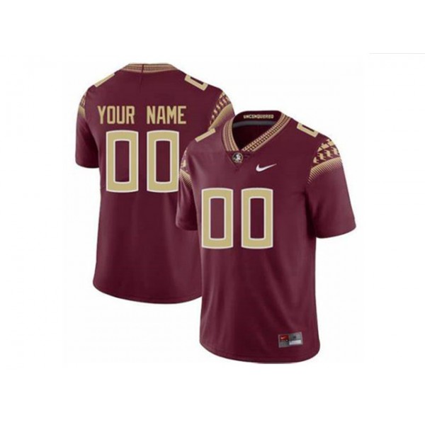 Florida State Seminoles #00 Red College Football Custom Jersey