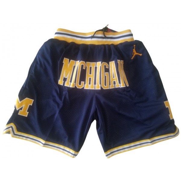 Michigan Wolverines Just Don "Michigan" Navy Basketball Shorts