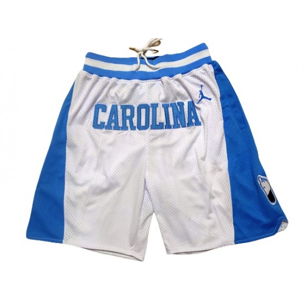 North Carolina Tar Heels "Carolina" Just Don White Basketball Shorts