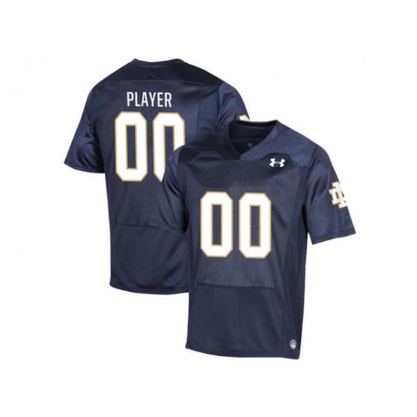 NCAA Notre Dame Fighting Irish #00 Navy College Football Custom Jersey