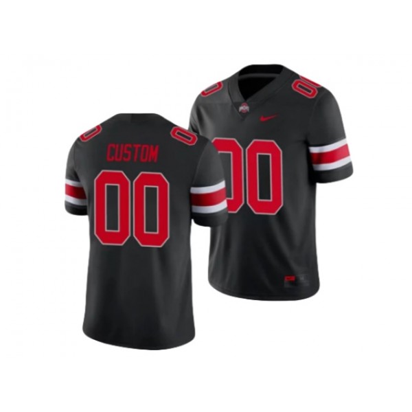 NCAA Ohio State Buckeyes #00 Black College Football Custom Jersey