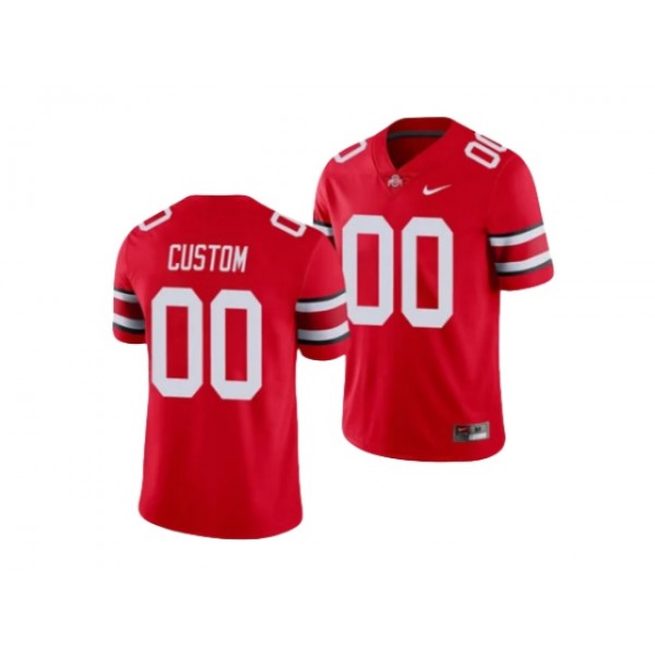 NCAA Ohio State Buckeyes #00 Red College Football Custom Jersey