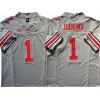 NCAA Ohio State Buckeyes #1 Quinshon Judkins Gray Vapor F.U.S.E. Limited Jersey