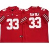 NCAA Ohio State Buckeyes #33 Jack Sawyer Red College Football Jersey