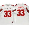 NCAA Ohio State Buckeyes #33 Jack Sawyer White College Football Jersey