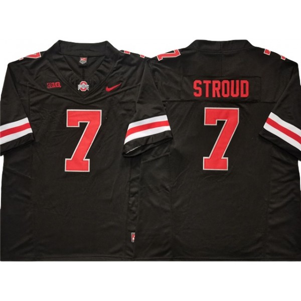 NCAA Ohio State Buckeyes #7 C.J. Stroud Black College Football F.U.S.E. Limited Jersey