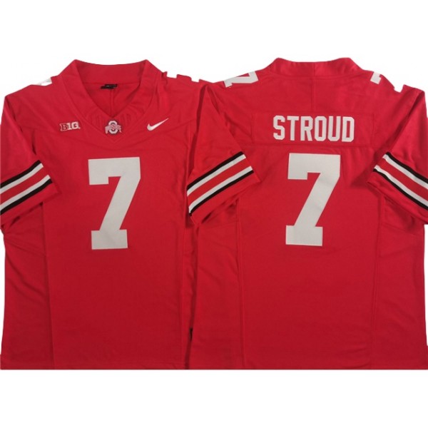 NCAA Ohio State Buckeyes #7 C.J. Stroud Red College Football F.U.S.E. Limited Jersey