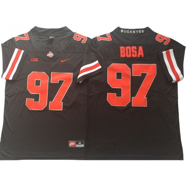 NCAA Ohio State Buckeyes #97 Joey Bosa Black College Football Jersey