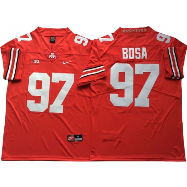 NCAA Ohio State Buckeyes #97 Joey Bosa Red College Football Jersey