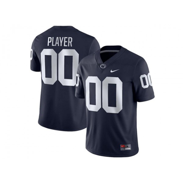 NCAA Penn State Nittany Lions #00 Navy College Football Custom Jersey