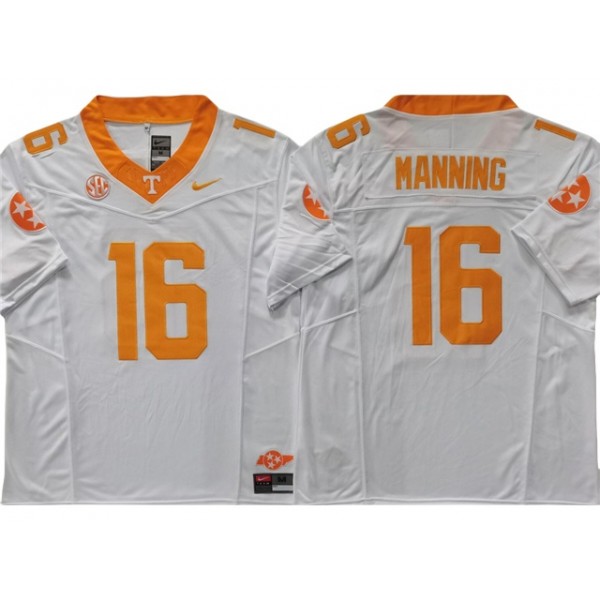 Tennessee Volunteers #16 Peyton Manning Black College Football F.U.S.E. Limited Jersey