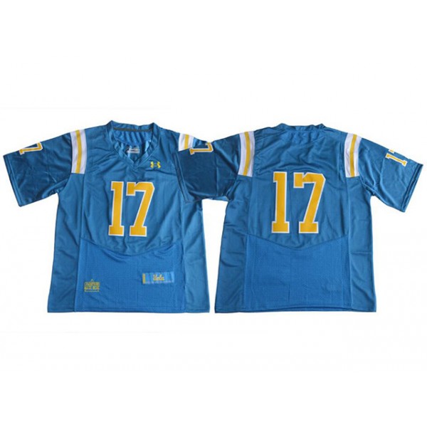 UCLA Bruins #17 Brett Hundley Blue College Football Jerseyy