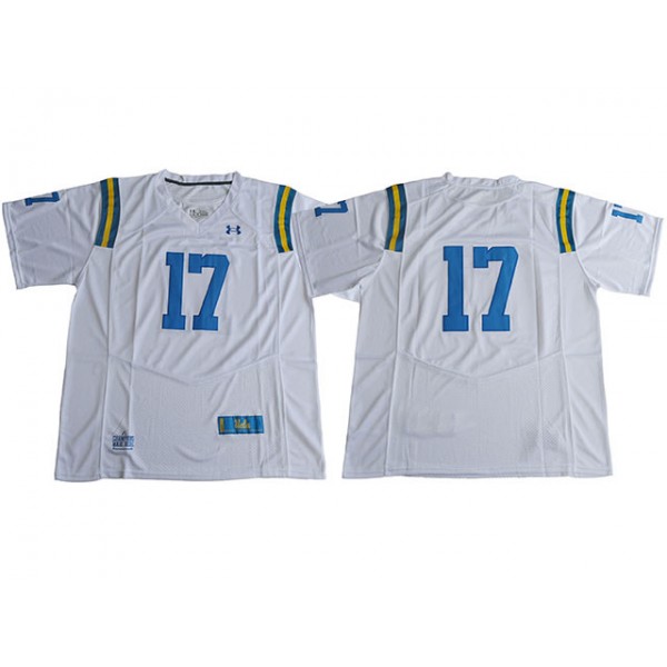 UCLA Bruins #17 Brett Hundley White College Football Jerseyy