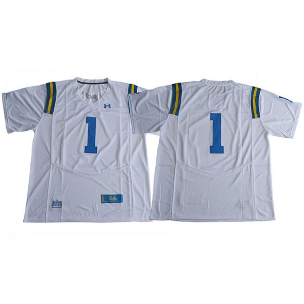 UCLA Bruins #1 White College Football Jerseyy