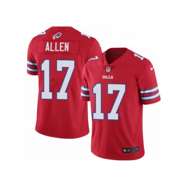 Buffalo Bills #17 Josh Allen Youth Red Vapor Limited Jersey