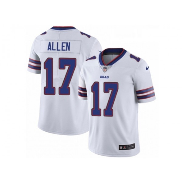 Buffalo Bills #17 Josh Allen Youth White Vapor Limited Jersey