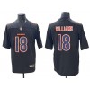 Chicago Bears #18 Caleb Williams Black Fashion Limited Jersey