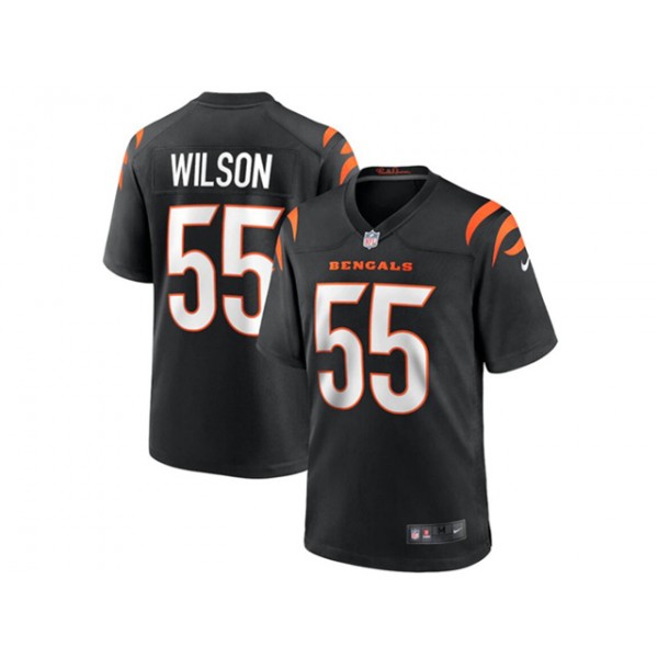 Cincinnati Bengals #55 Logan Wilson Black Vapor Limited Jersey