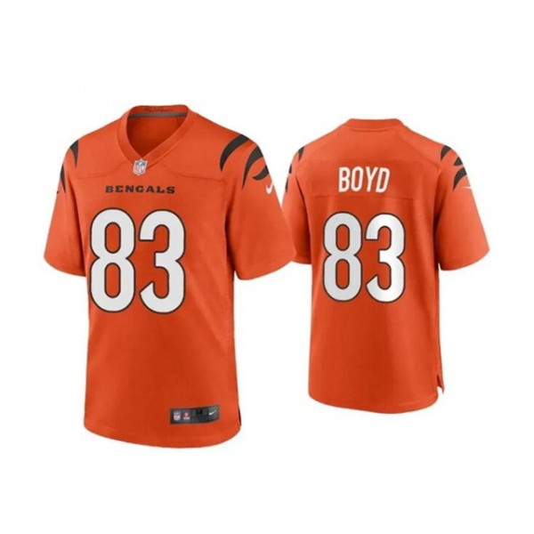 Cincinnati Bengals #83 Tyler Boyd Orange Vapor Limited Jersey