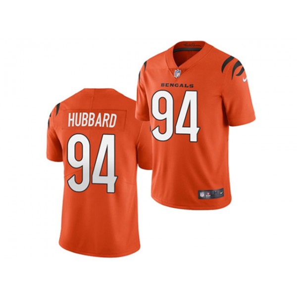 Cincinnati Bengals #94 Sam Hubbard Orange Vapor Limited Jersey