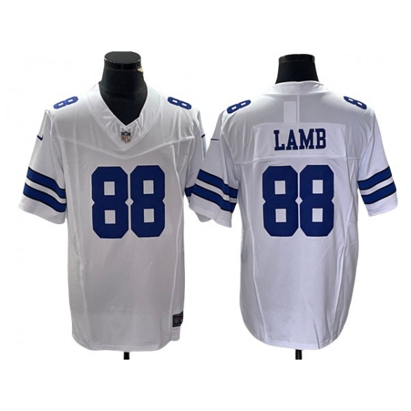 Dallas Cowboys #88 CeeDee Lamb White Vapor F.U.S.E. Limited Jersey