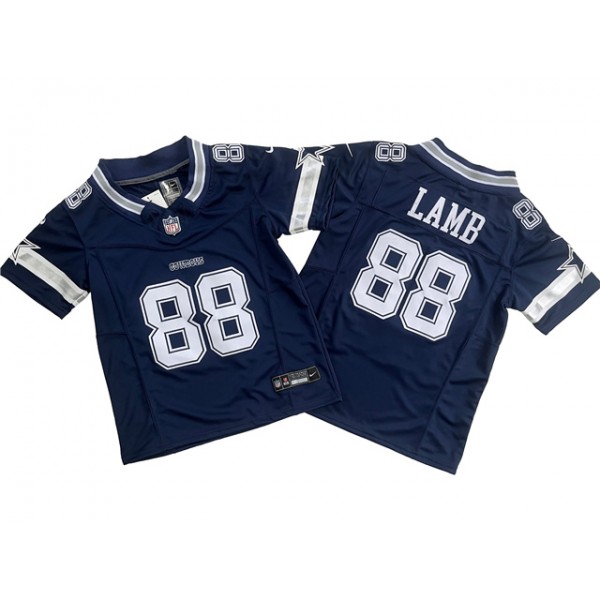 Dallas Cowboys #88 CeeDee Lamb Youth Blue Vapor F.U.S.E. Limited Jersey