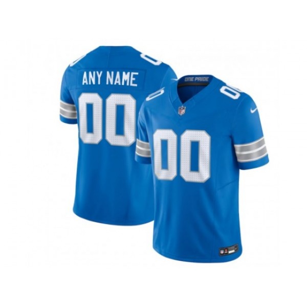 Detroit Lions #00 Light Blue Vapor F.U.S.E. Limited Custom Jersey