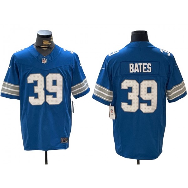 Detroit Lions #39 Jake Bates 2024 Blue Vapor F.U.S.E. Limited Jersey