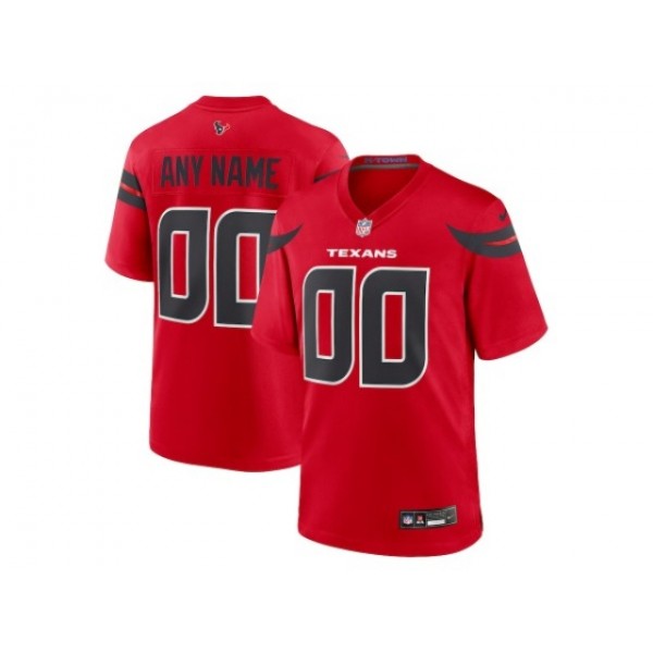 Houston Texans #00 Red Vapor F.U.S.E. Limited Custom Jersey