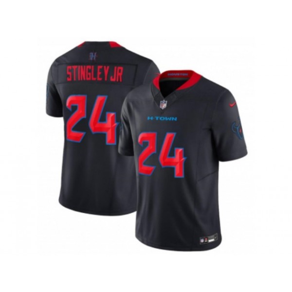 Houston Texans #24 Derek Stingley Jr. 2024 Alternate Navy Vapor F.U.S.E. Limited Jersey