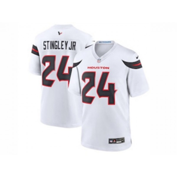 Houston Texans #24 Derek Stingley Jr. 2024 White Vapor Limited Jersey