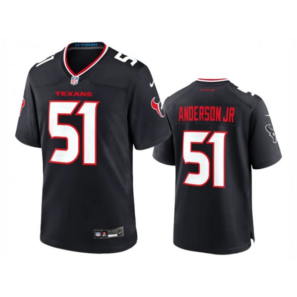 Houston Texans #51 Will Anderson Jr. 2024 Navy Vapor Limited Jersey