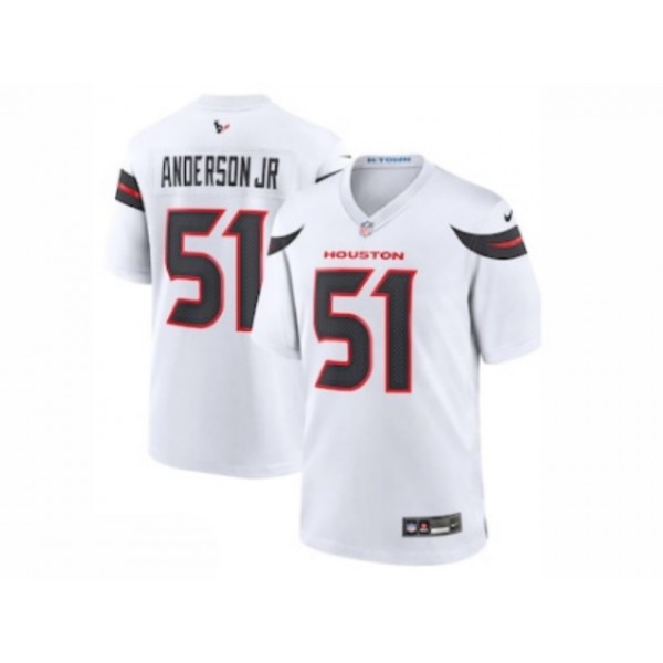 Houston Texans #51 Will Anderson Jr. 2024 White Vapor Limited Jersey