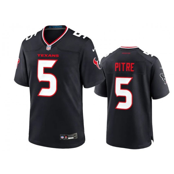 Houston Texans #5 Jalen Pitre 2024 Navy Vapor Limited Jersey