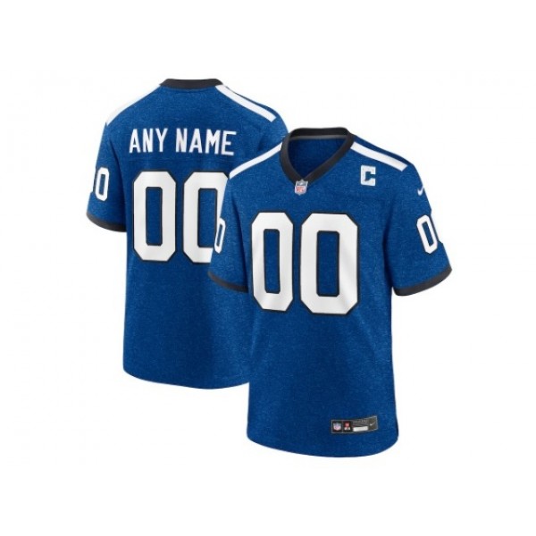 Indianapolis Colts #00 Royal Alternate Vapor F.U.S.E. Limited Custom Jersey